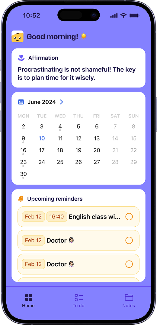App screen 1